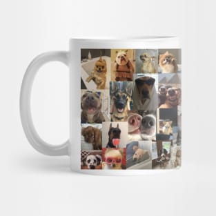 dogs aesthetic collage Mug